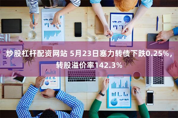 炒股杠杆配资网站 5月23日塞力转债下跌0.25%，转股溢价率142.3%