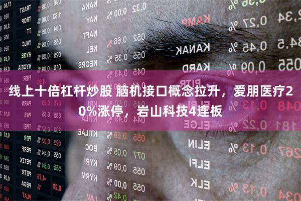 线上十倍杠杆炒股 脑机接口概念拉升，爱朋医疗20%涨停，岩山科技4连板