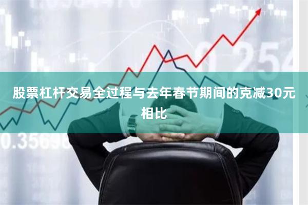 股票杠杆交易全过程与去年春节期间的克减30元相比