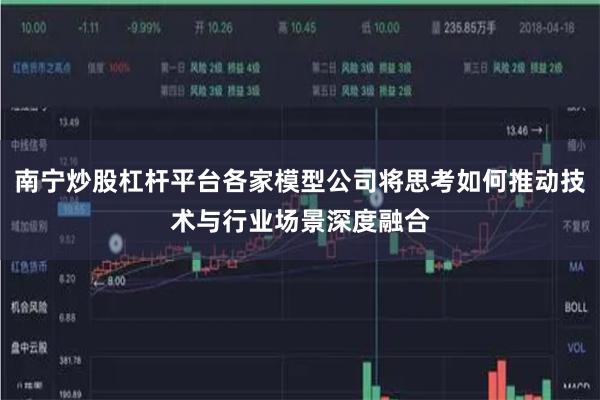 南宁炒股杠杆平台各家模型公司将思考如何推动技术与行业场景深度融合