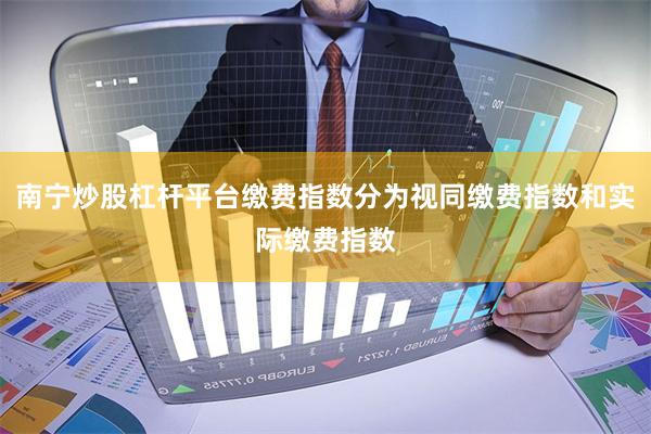 南宁炒股杠杆平台缴费指数分为视同缴费指数和实际缴费指数