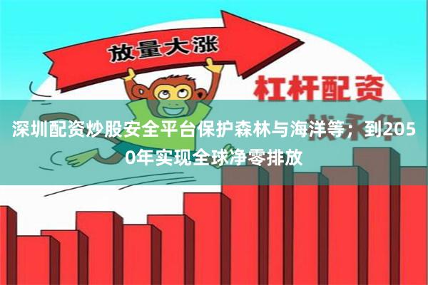 深圳配资炒股安全平台保护森林与海洋等；到2050年实现全球净零排放